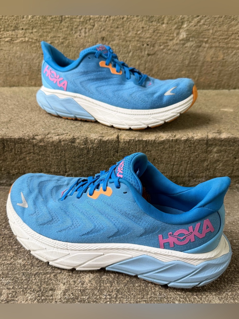 Hoka One One Arahi 6 All Aboard/Coastal Sky Athletic Stability Running Shoes 9D
